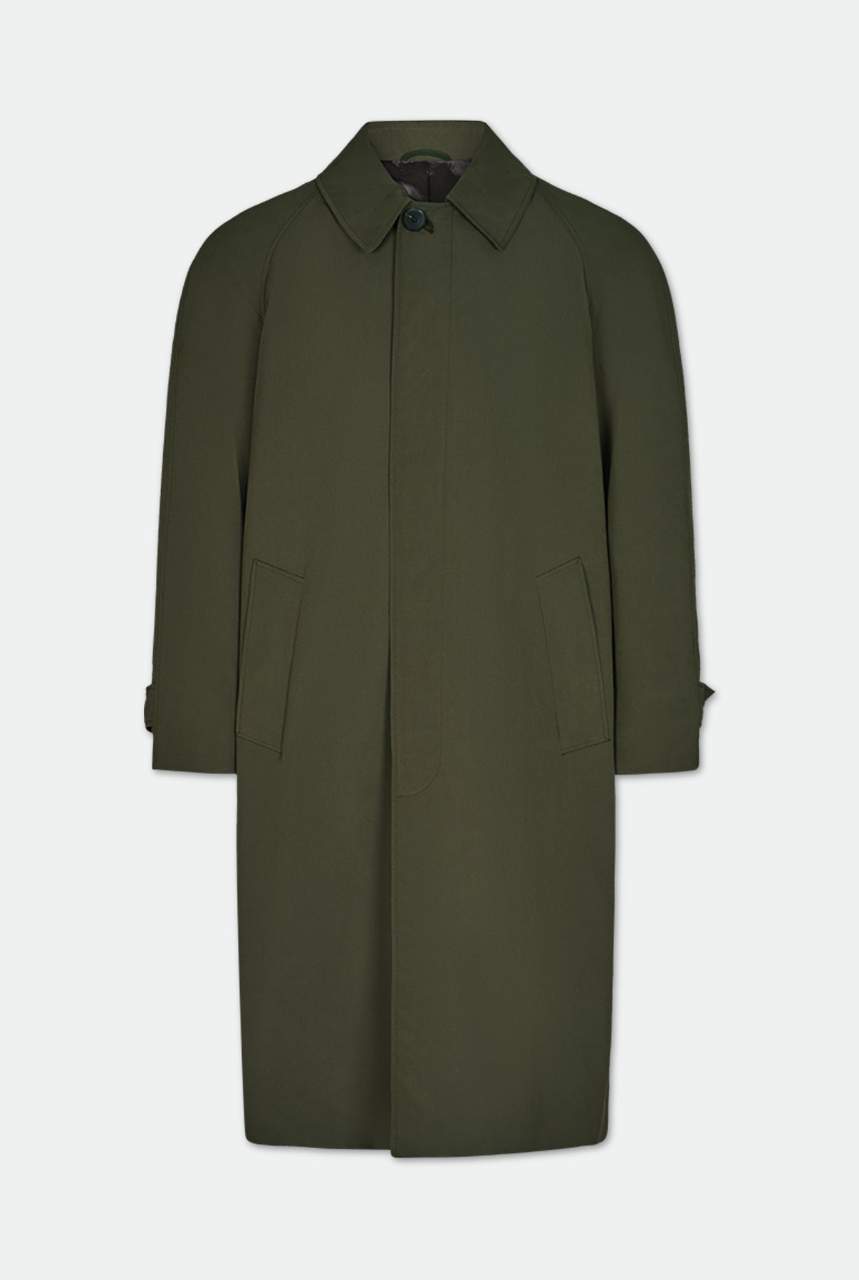 Casely-Hayford Klee Lovat Raglan Overcoat. 