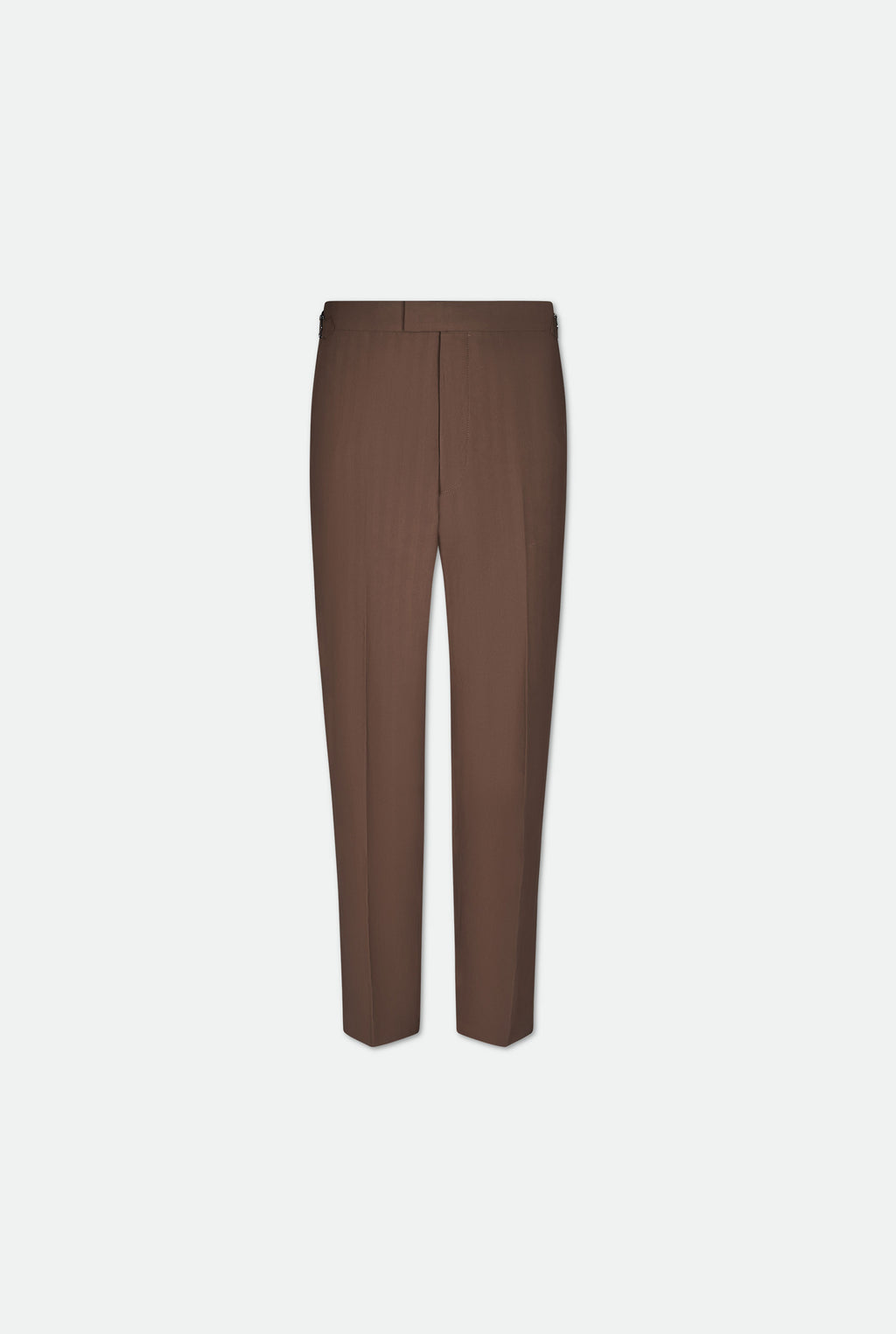 Isaac Tobacco Double Breasted Peak Lapel Suit