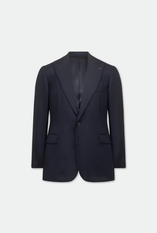 Dimitri Navy Single Breasted Two Piece Wool Suit