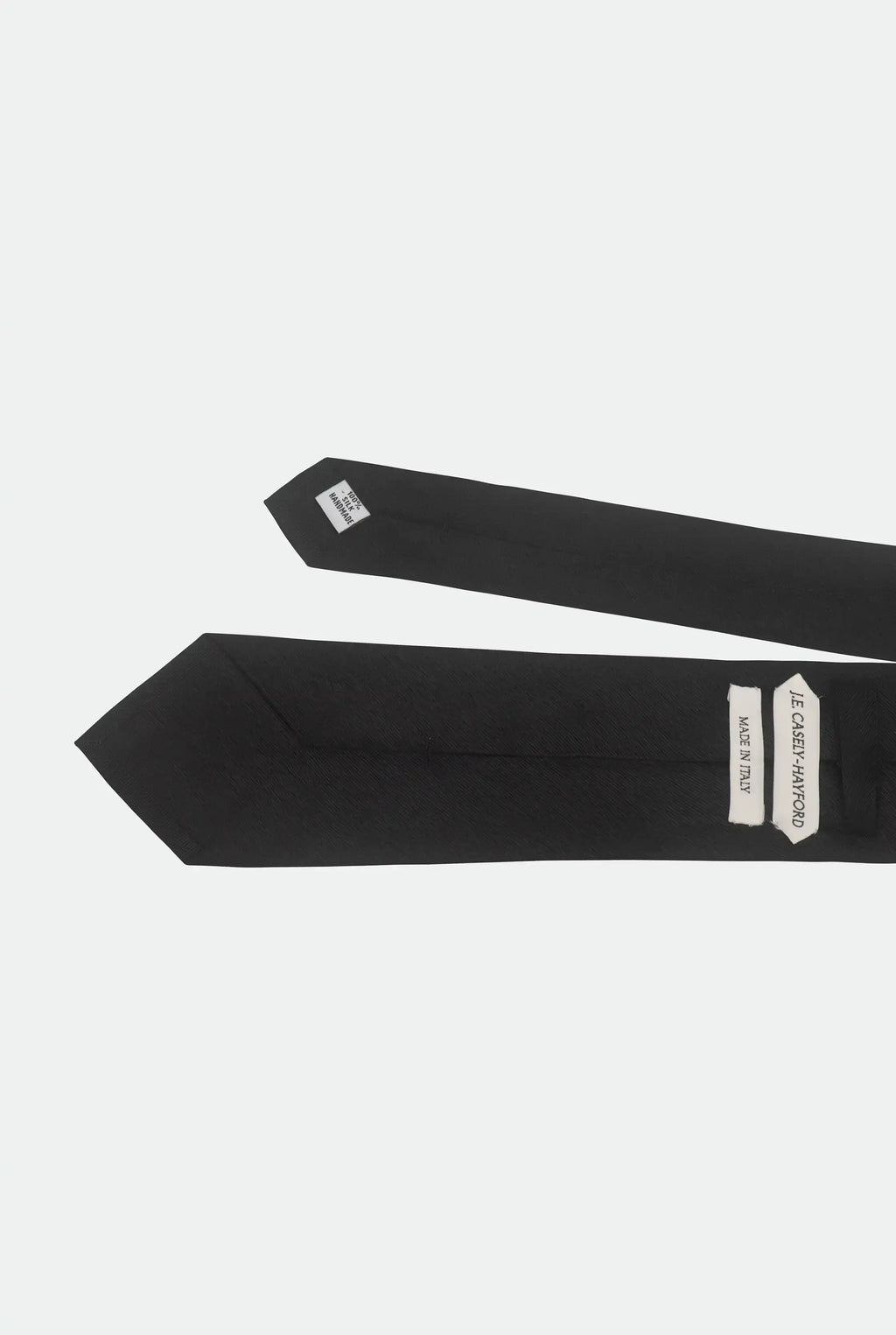 Italian Black Silk Tie