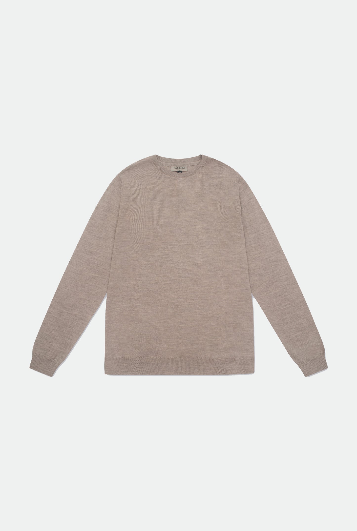 Augustin Barley Crew Neck Merino Wool Jumper