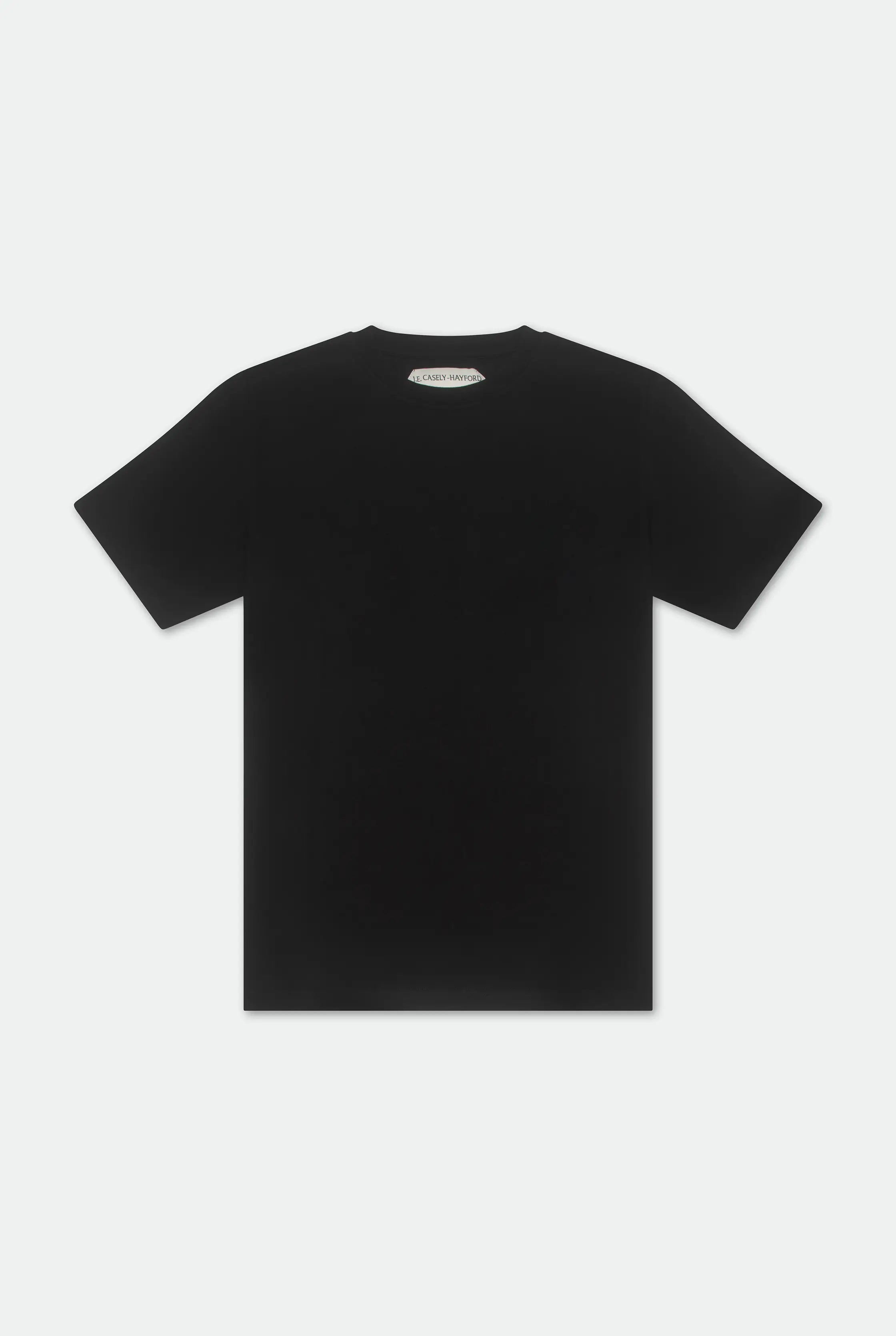Casely-hayford Dejan Black Relaxed Cotton T-shirt, product image. 