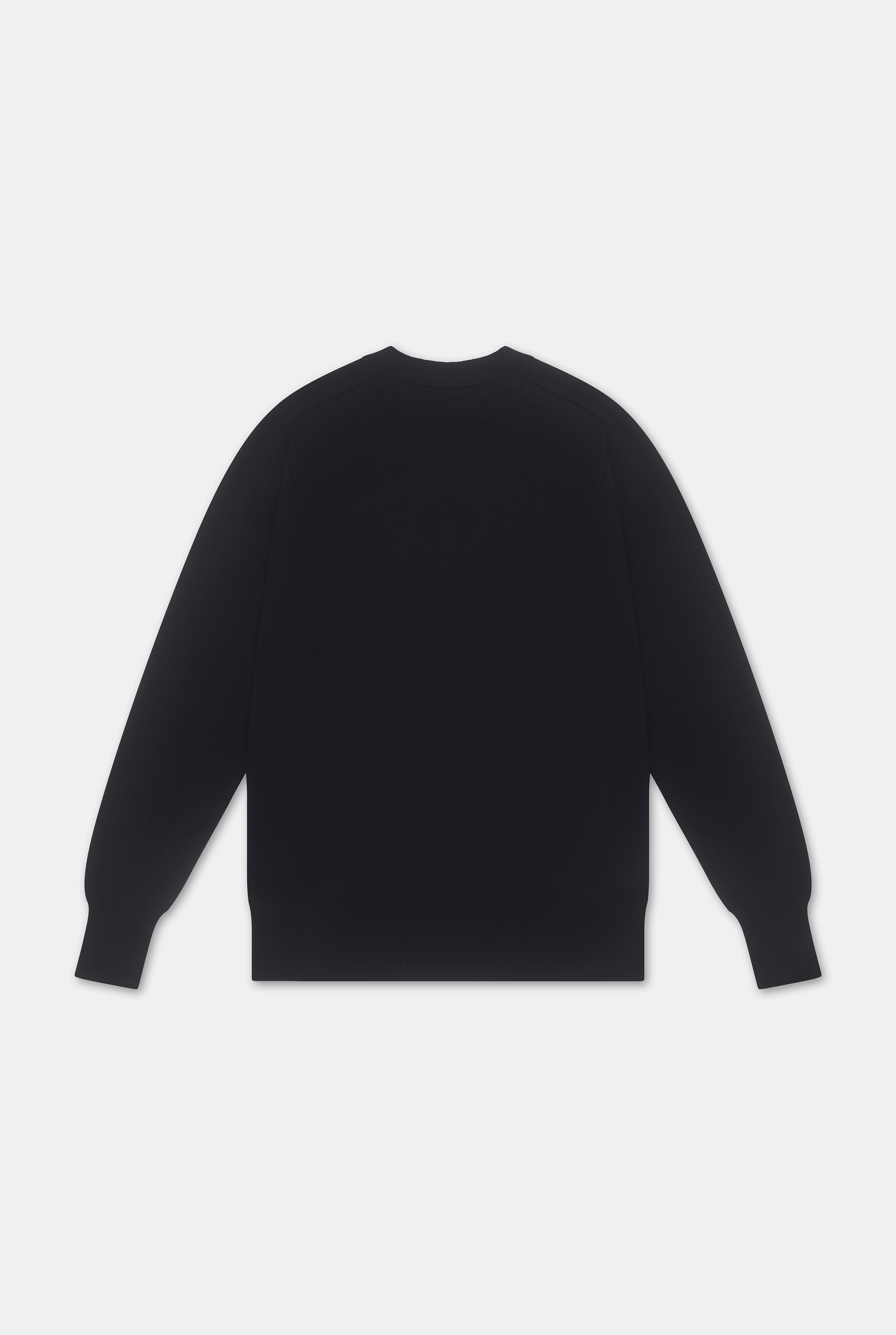 Casely-Hayford Nicolai Dark Navy Merino Wool Knit, product image.
