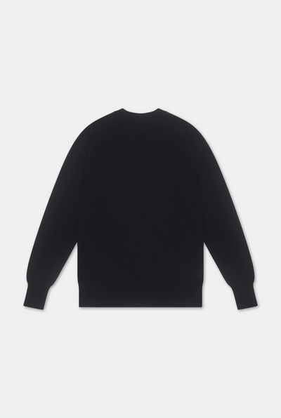 Casely-Hayford Nicolai Dark Navy Merino Wool Knit, product image.
