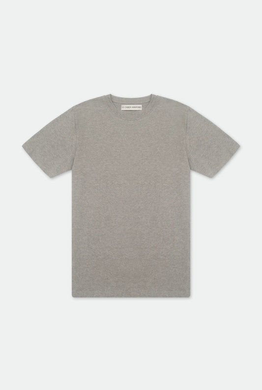 Dejan Light Grey Relaxed Cotton T-shirt