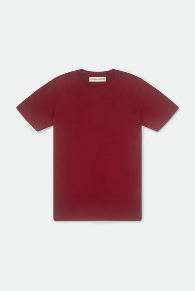 Dejan Red Relaxed Cotton T-shirt