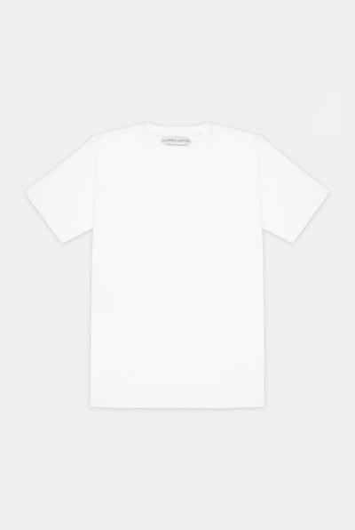 Casely-Hayford Dejan White Relaxed Cotton T-shirt, product image.