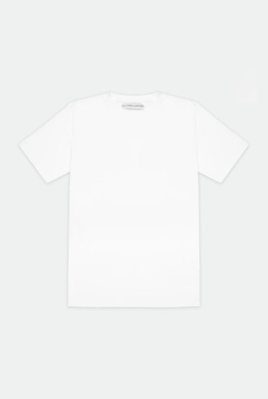 Dejan White Relaxed Cotton T-shirt