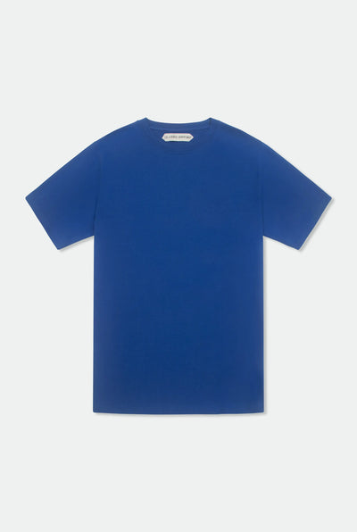 Dejan Royal Blue Relaxed Cotton T-shirt