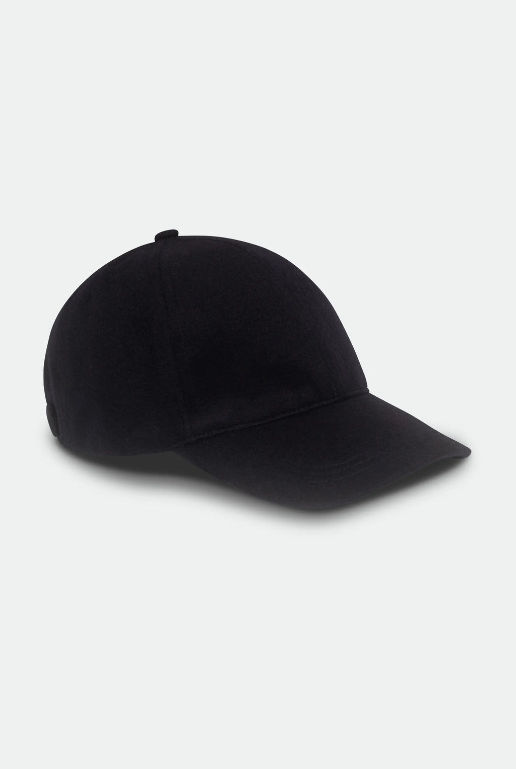 Casely-Hayford Mattis Navy Baseball Cashmere Cap. 