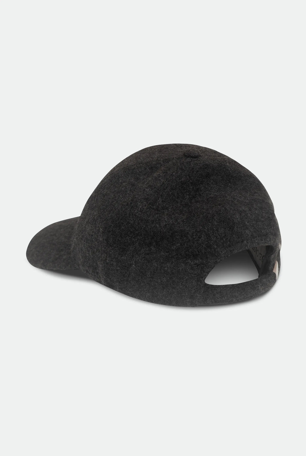 Casely-Hayford Mattis Charcoal Baseball Cashmere Cap.
