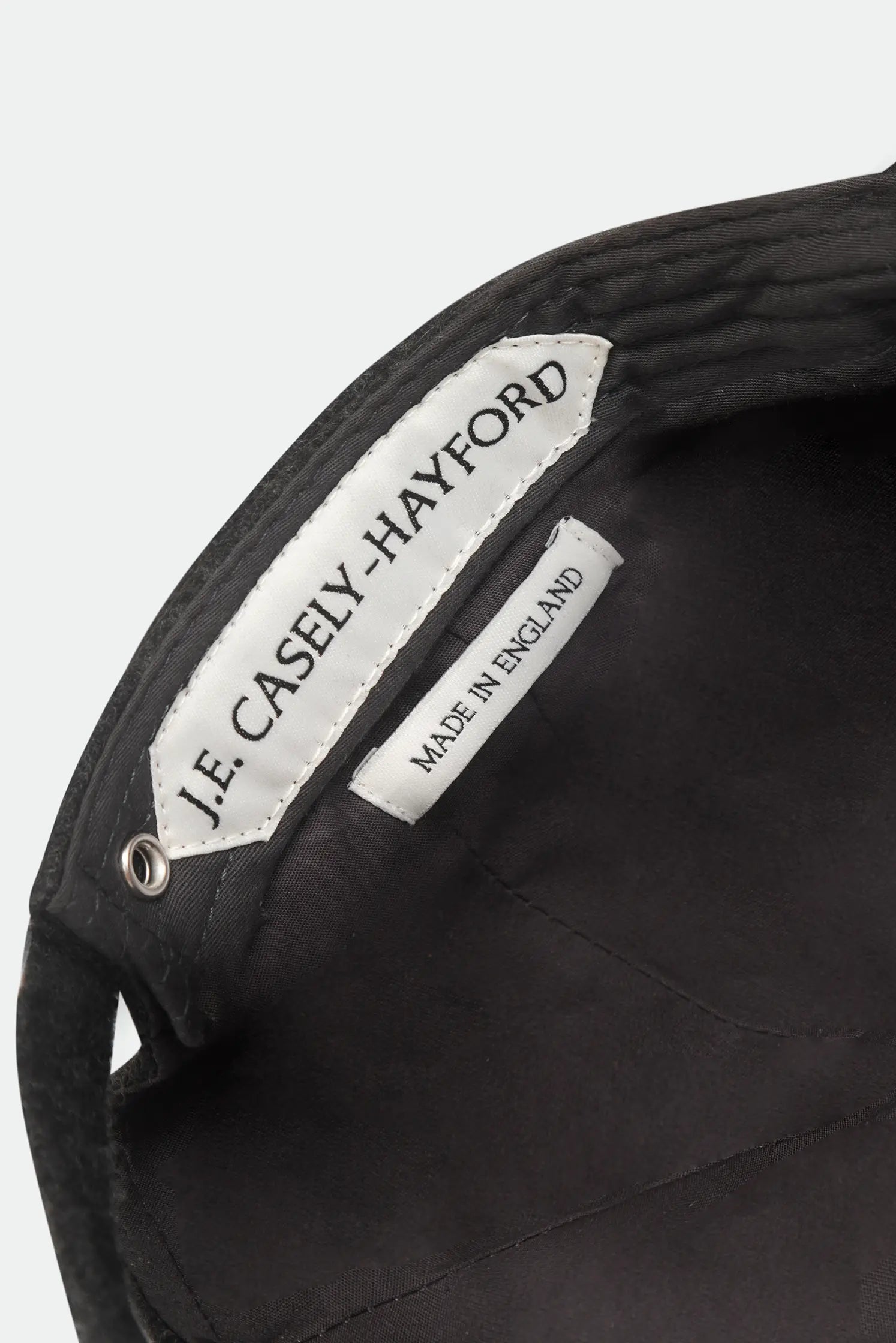 Casely-Hayford Mattis Charcoal Baseball Cashmere Cap.