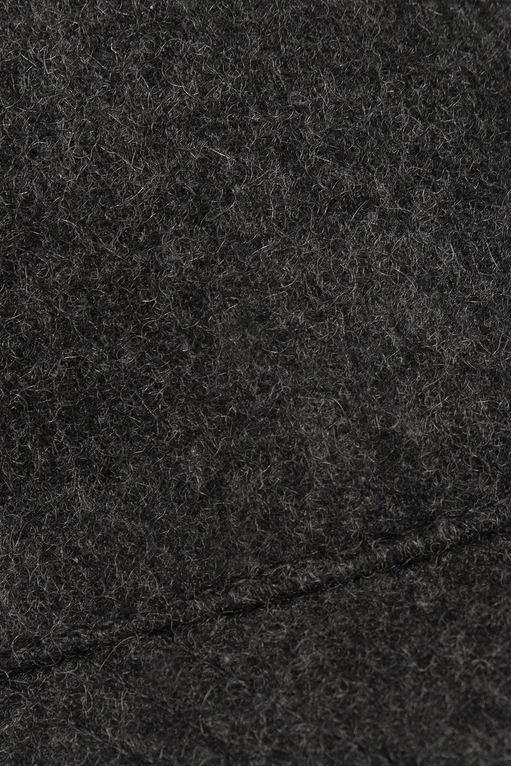 Casely-Hayford Mattis Charcoal Baseball Cashmere Cap.