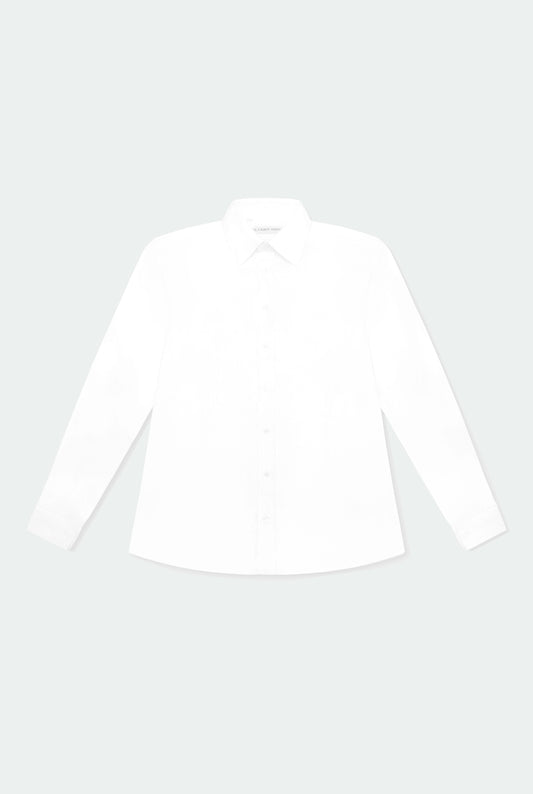 Jackson White Oxford Classic London Collar Shirt