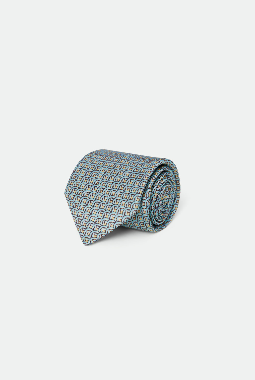 Italian turquoise Silk Tie