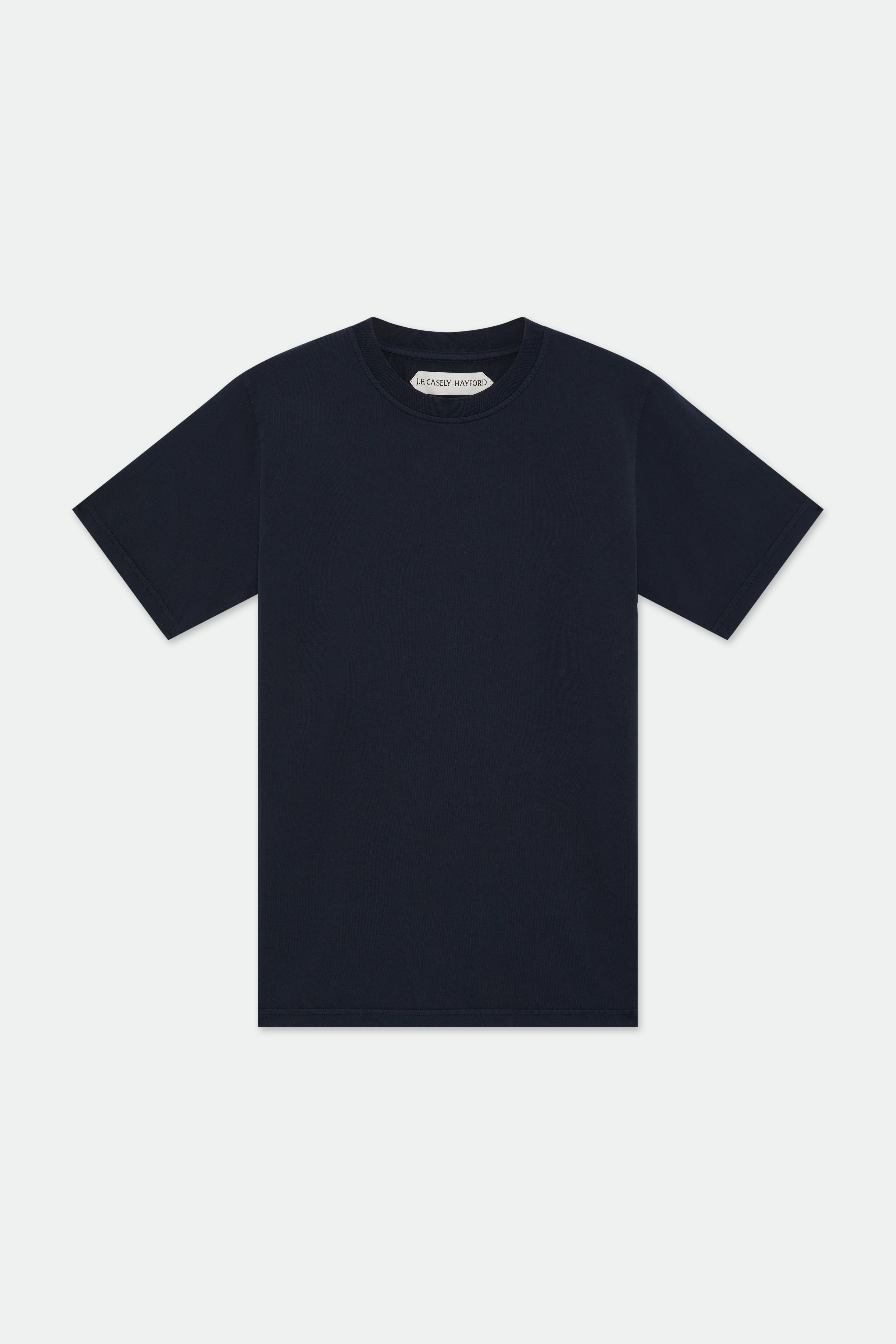 Dejan Navy Relaxed Cotton T-shirt