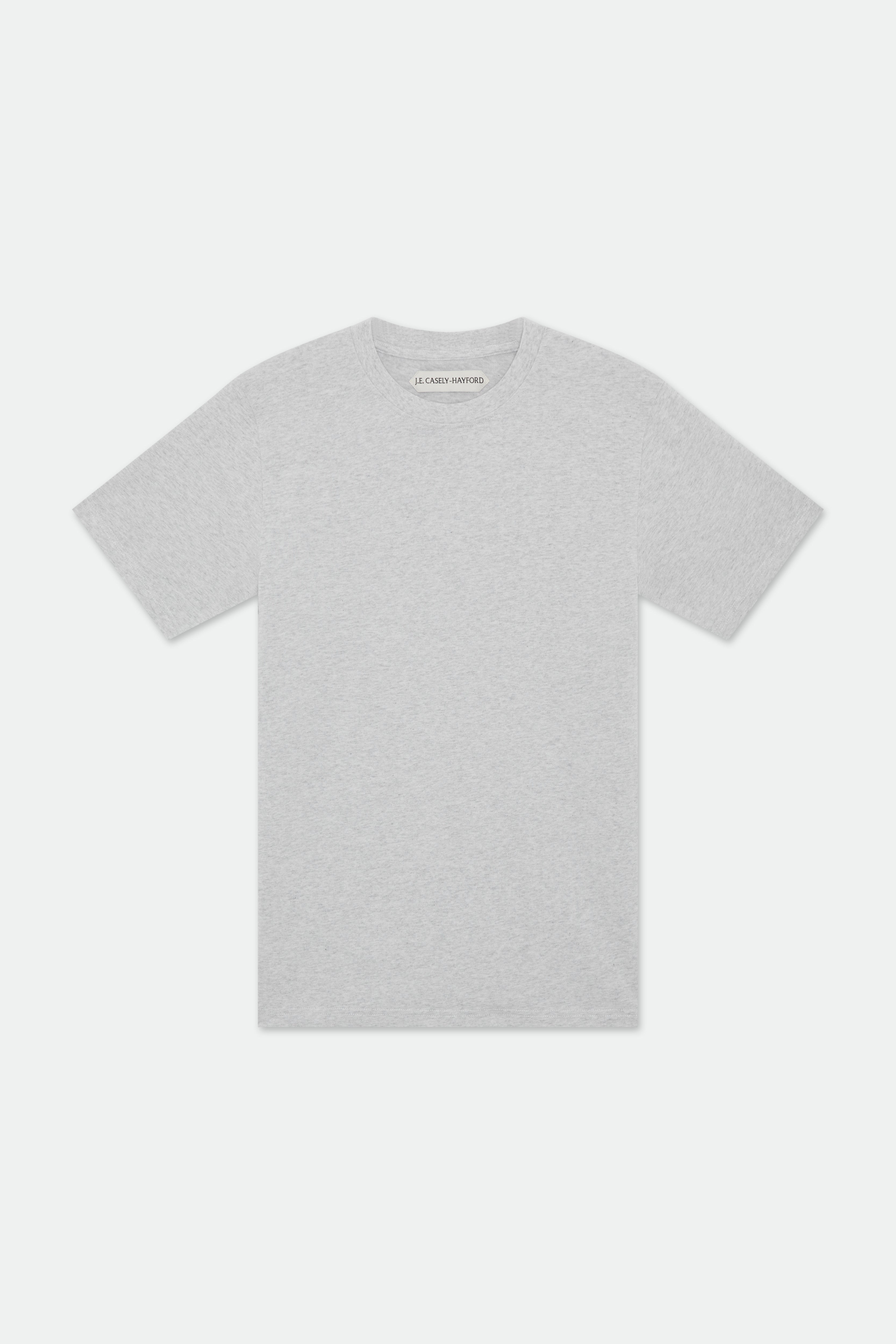 Dejan Light Grey Relaxed Cotton T-shirt