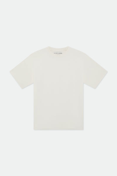 Evren Creme Oversized Cotton T-shirt