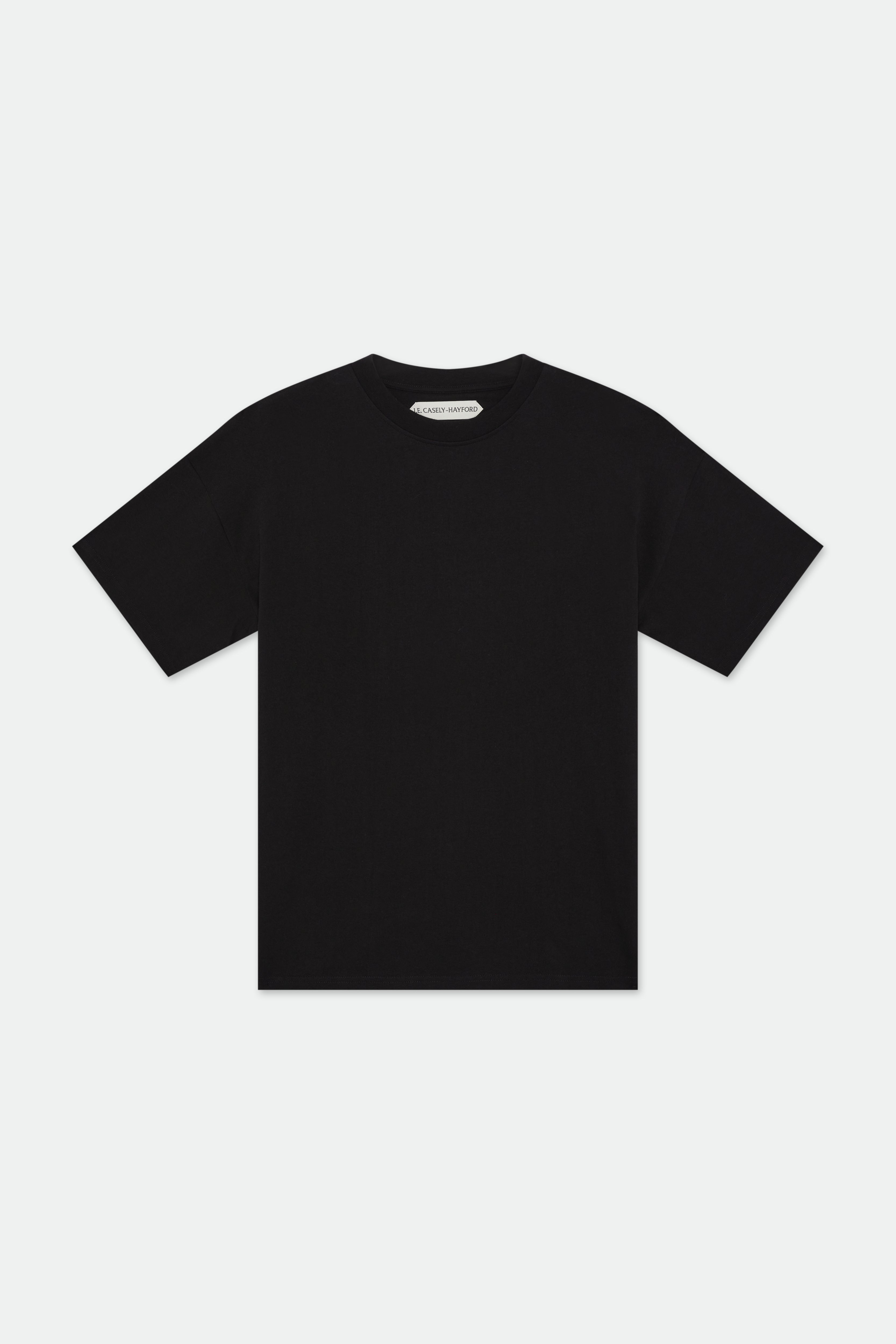 Evren Black Oversized Cotton T-shirt