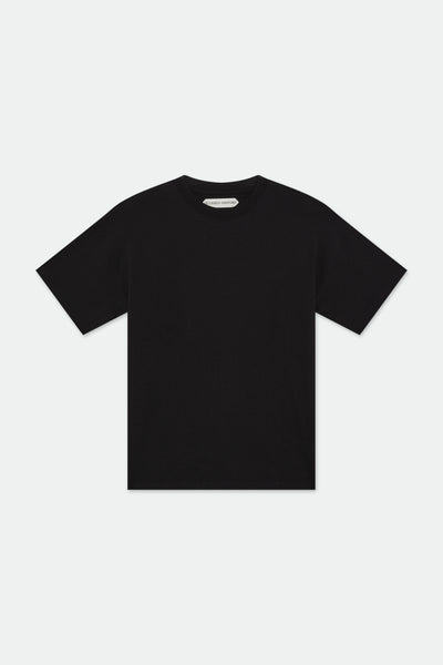 Evren Black Oversized Cotton T-shirt