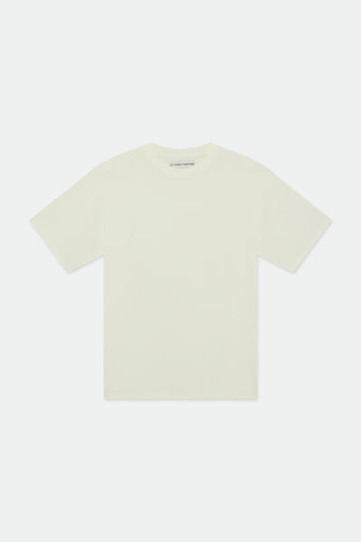 Evren Pale Lemon Oversized Cotton T-shirt