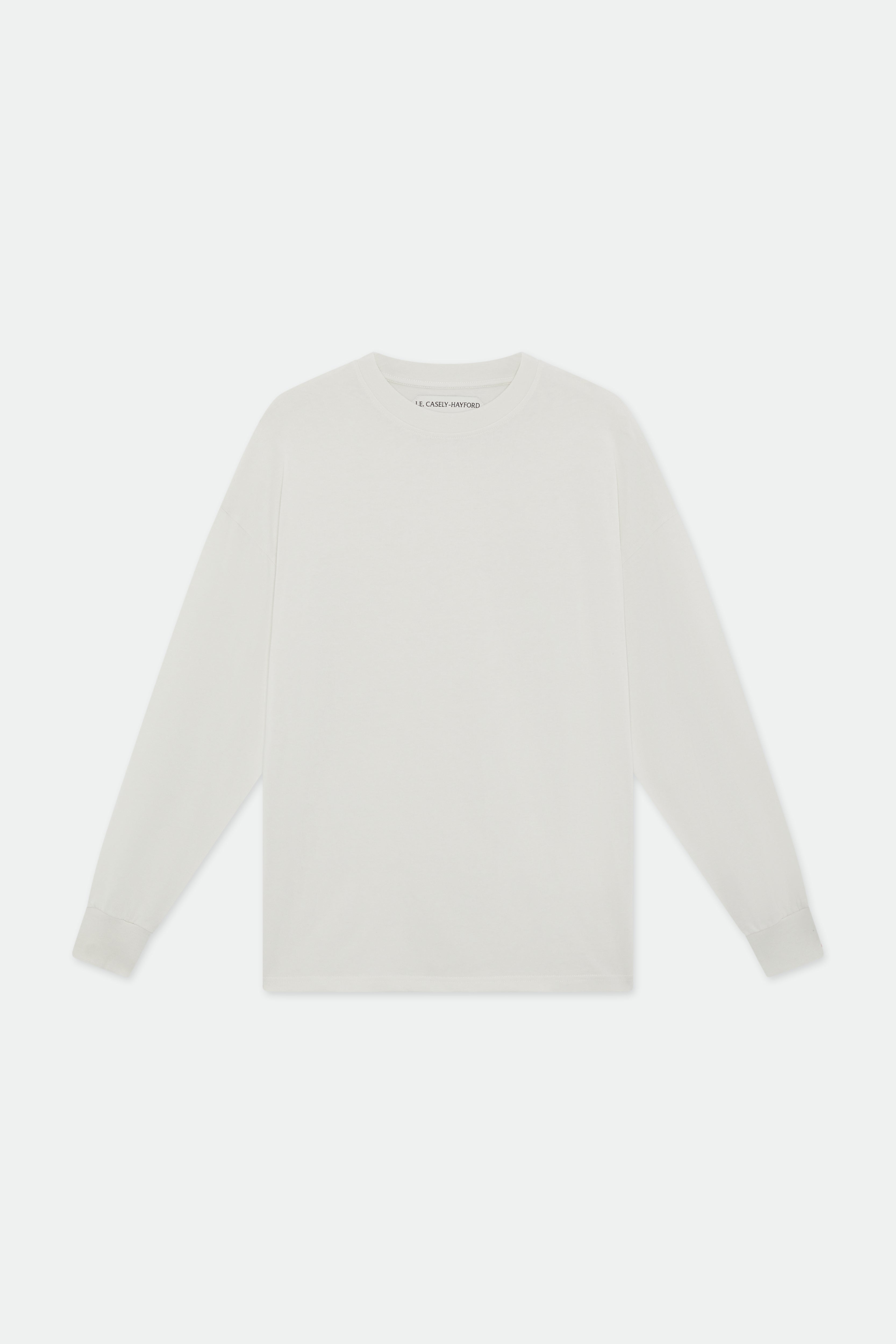 Toby Vintage White Relaxed Long Sleeved T-shirt