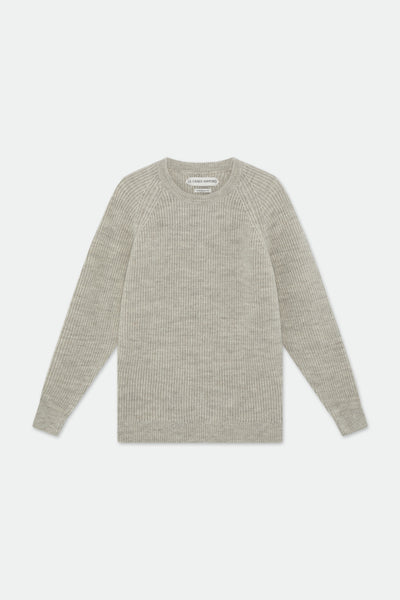 Claes Sand British Wool Crew Neck Jumper