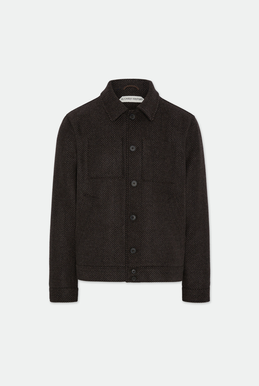 Silas Herringbone Bomber Jacket