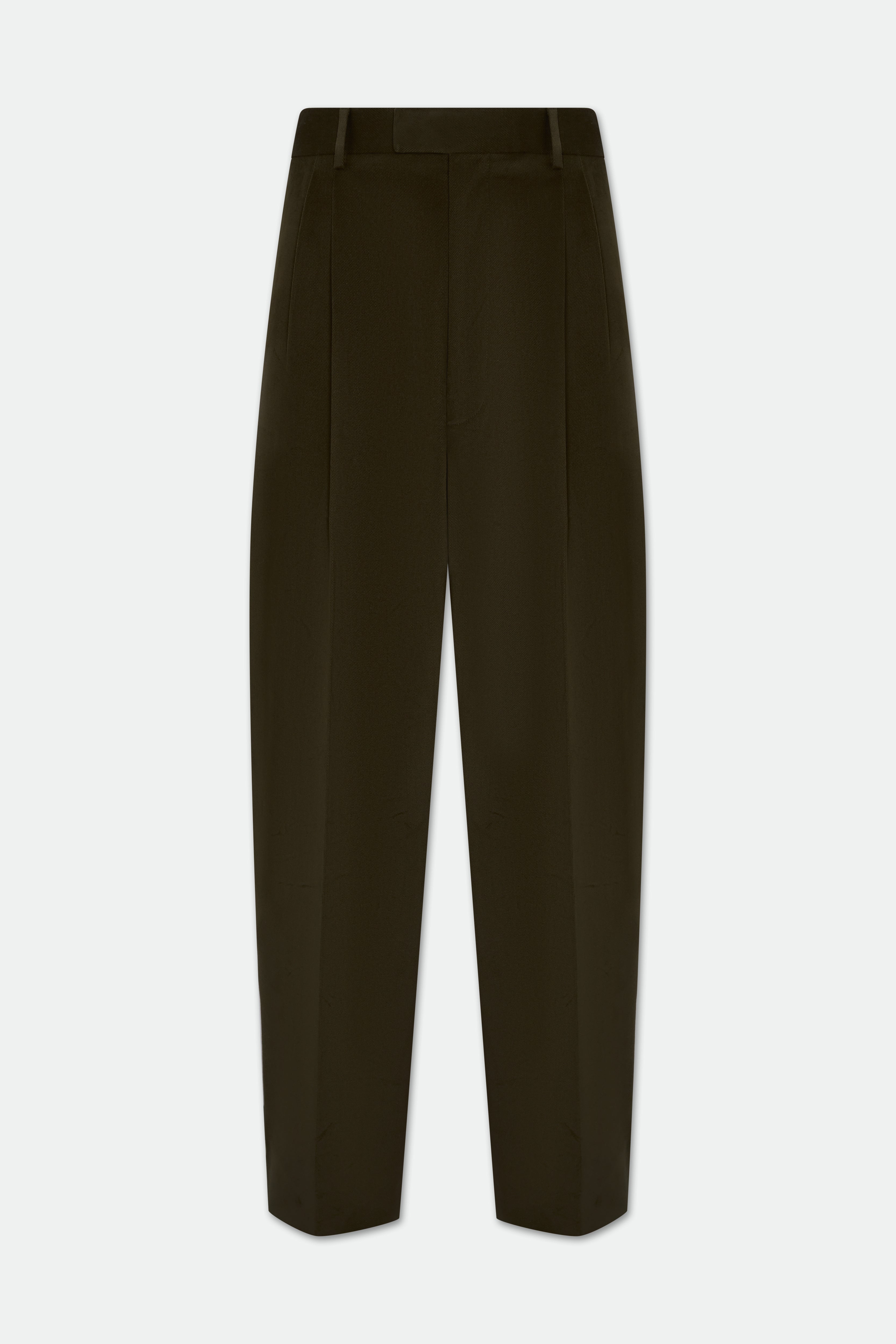 Ruben Brown Drill Straight Leg Trousers