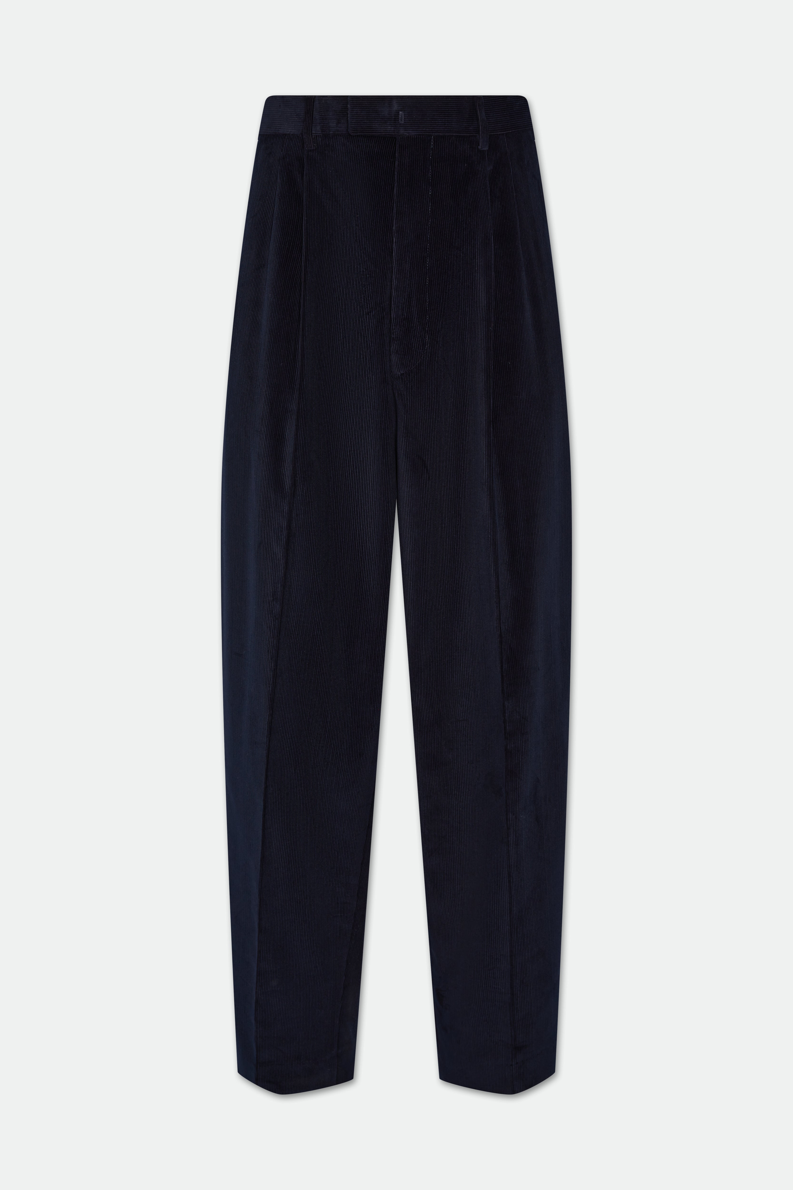 Ruben Navy Cord Straight Leg Trousers