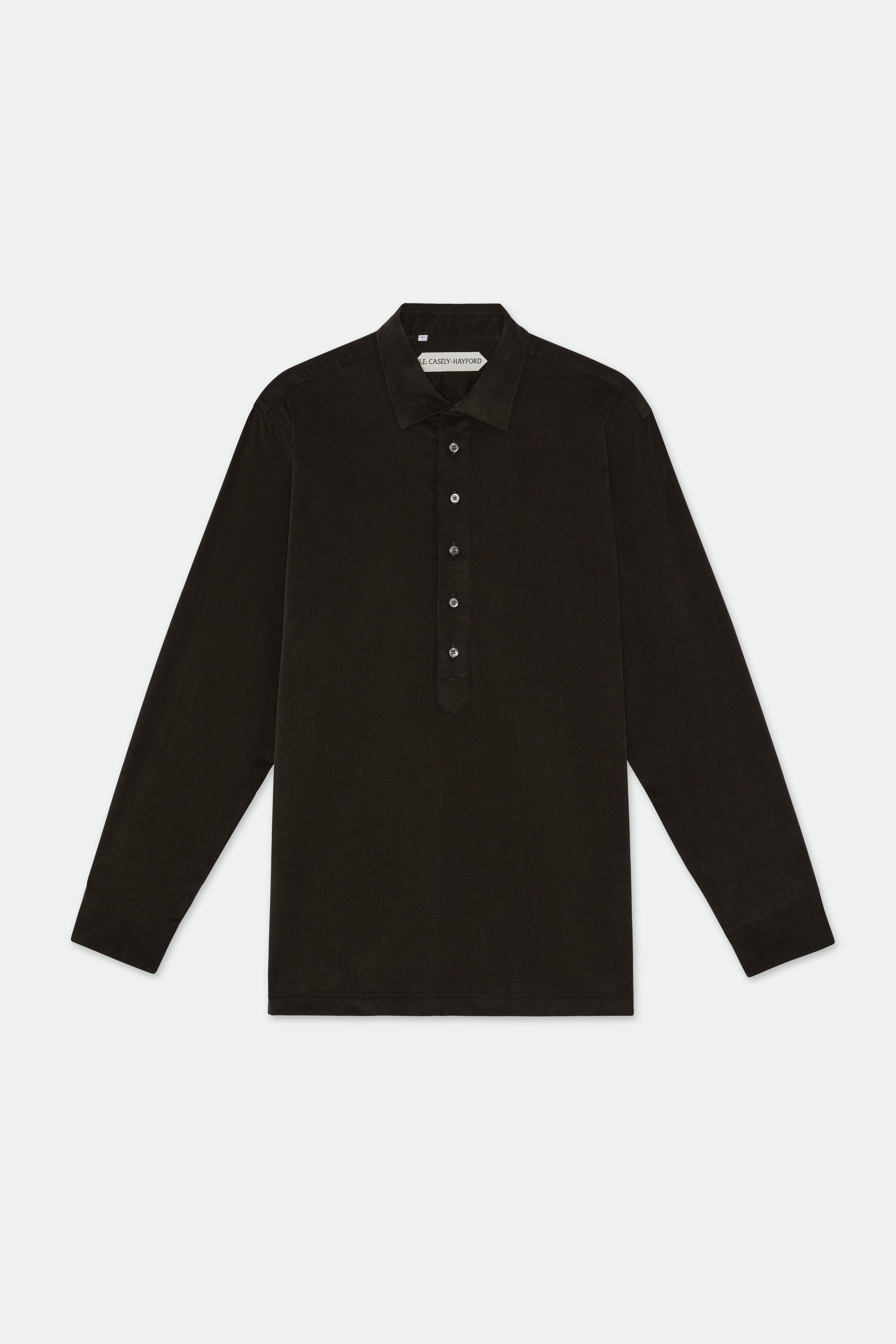 Joshua Brown Corduroy Half Placket Button Shirt