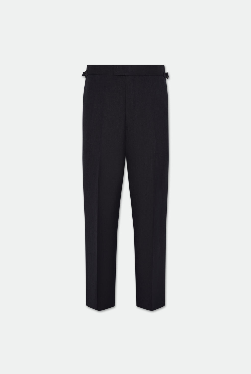 Dimitri Navy Wool Silk Linen Single Breasted Two Piece Wool Suit