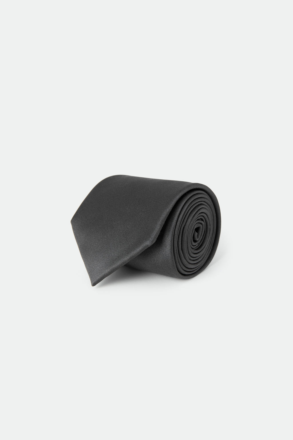 Italian Dark Charcoal Silk Tie