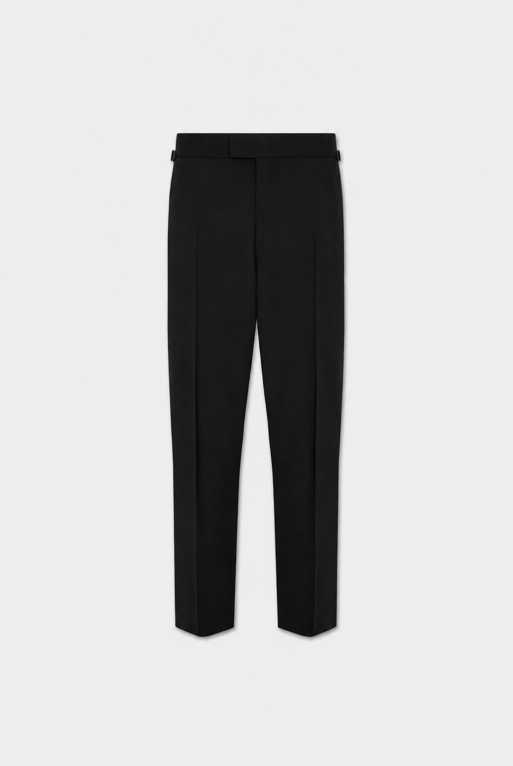 Ofili Black Barathea Concealed Button Suit