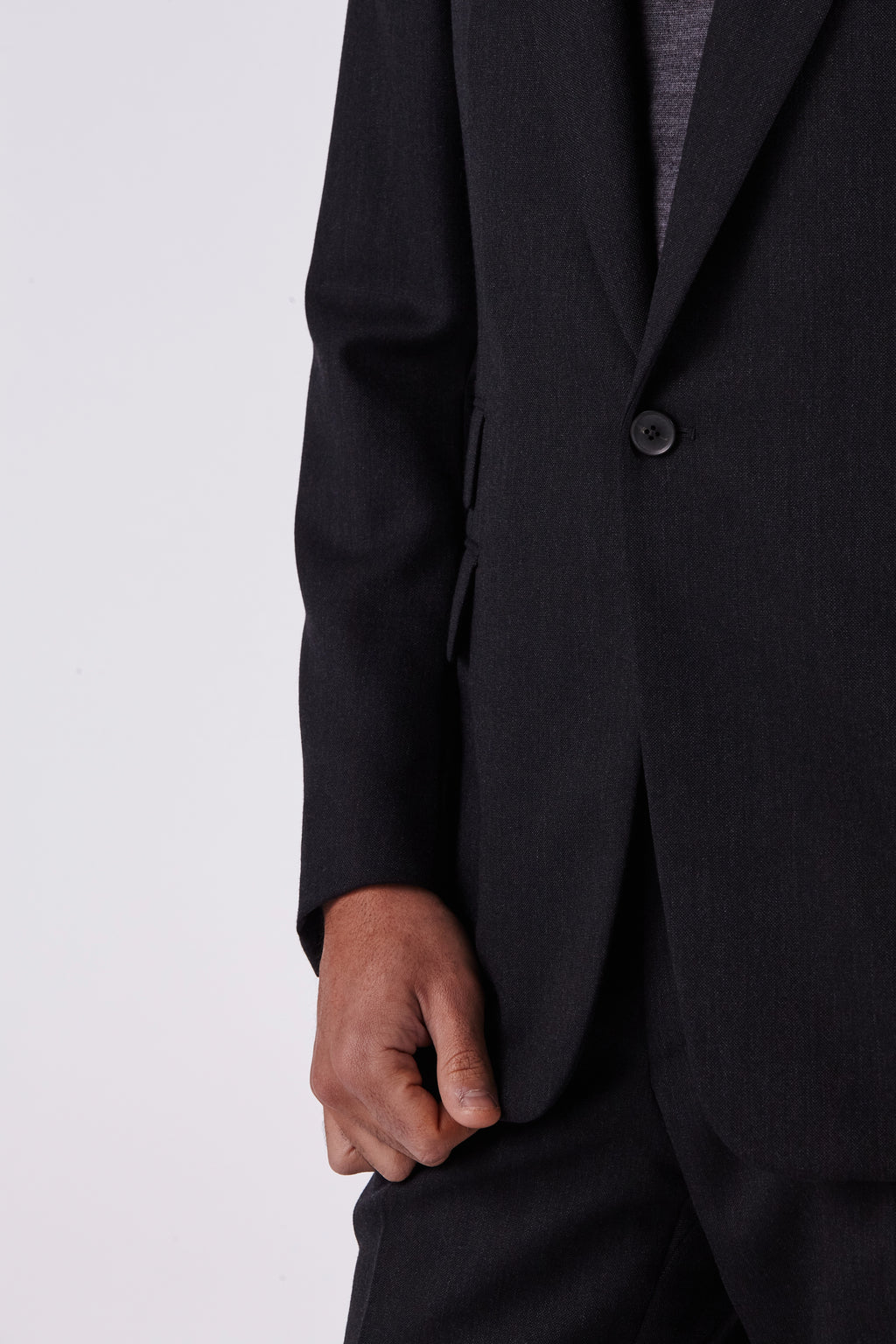 Haiden Grey Notch Lapel Wool Suit