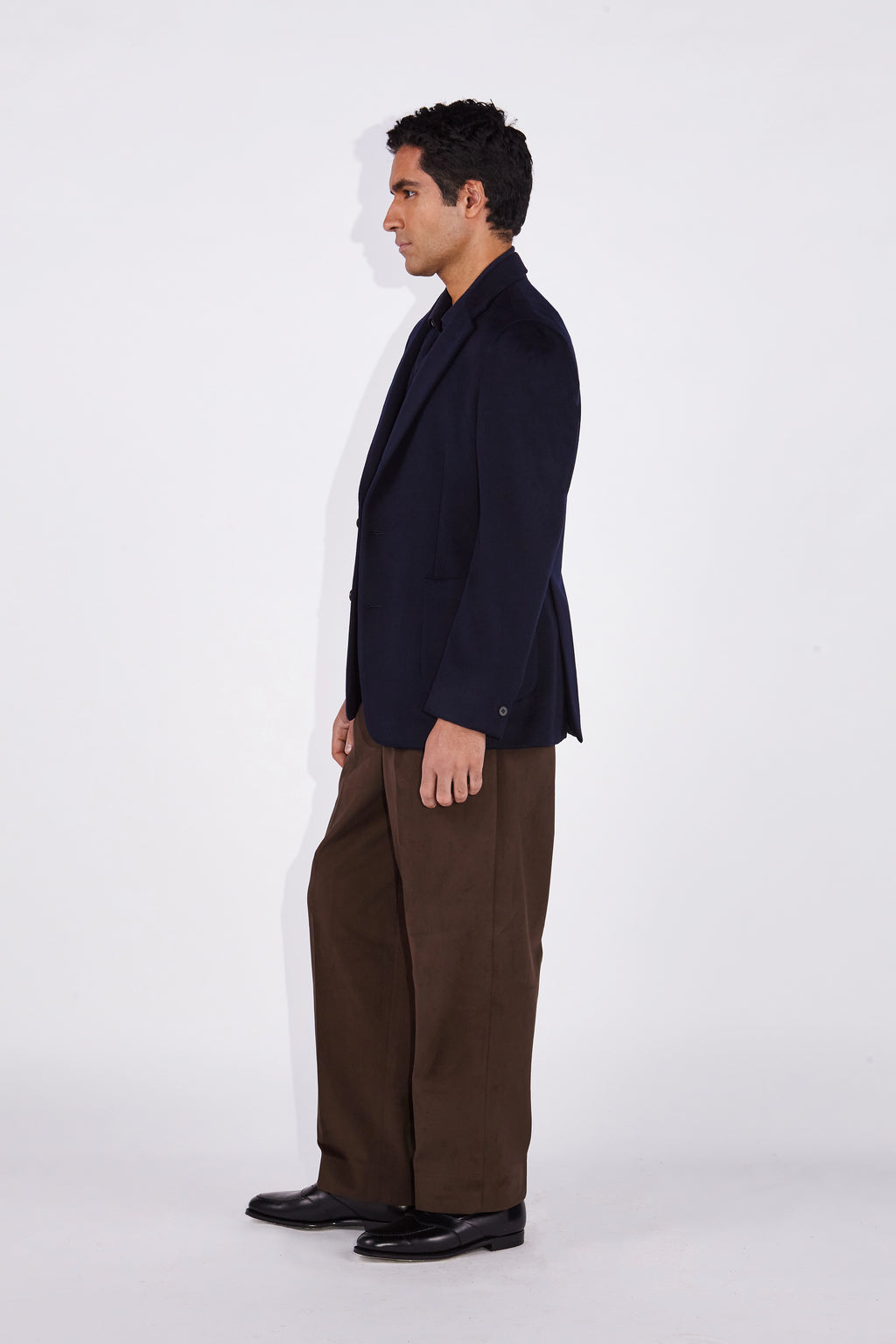 Ruben Brown Drill Straight Leg Trousers