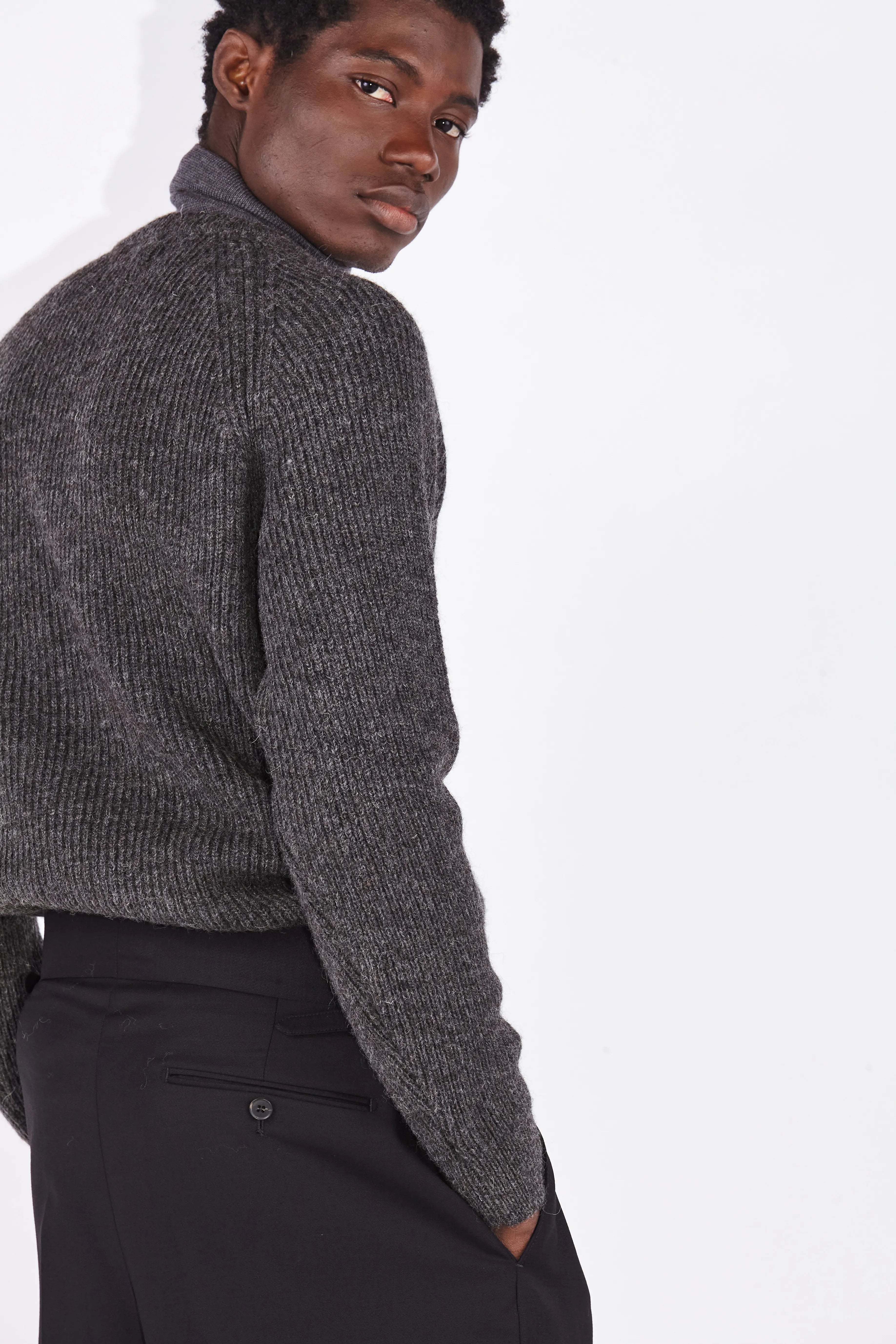Claes Brown British Wool Crew Neck Jumper