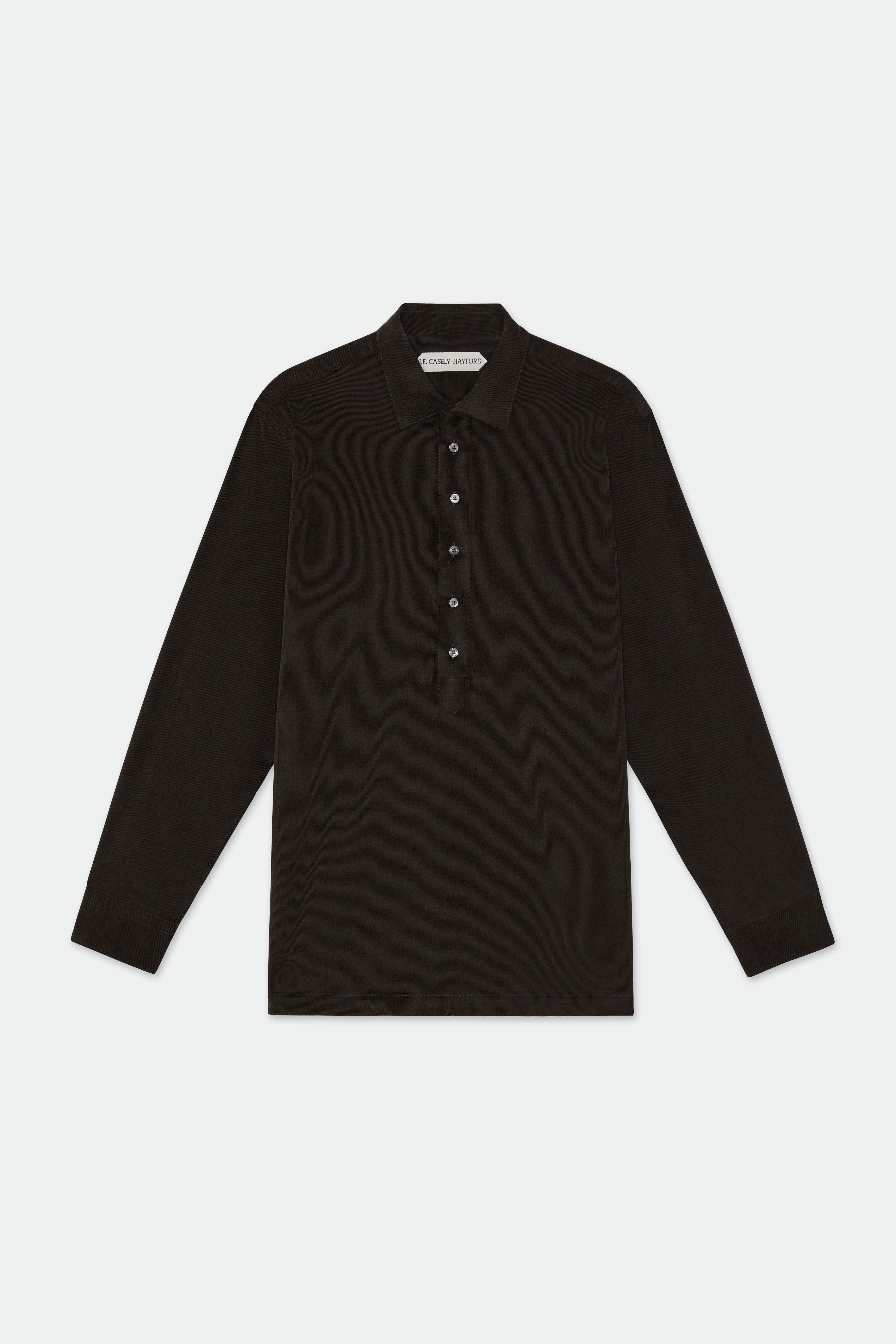 Joshua Brown Corduroy Half Placket Button Shirt