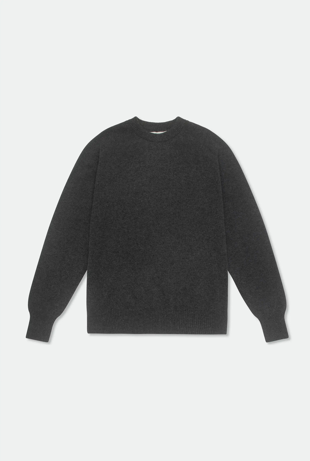 Casely-Hayford Rory Derby Grey Cashmere Crew Neck Knit, product image. 