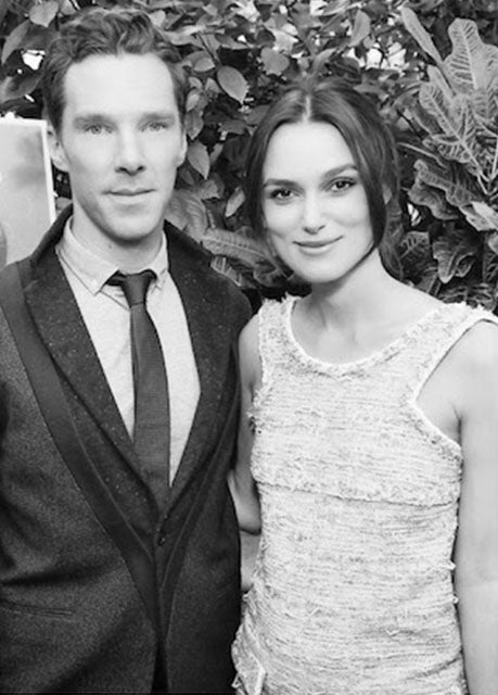 Benedict Cumberbatch wears the Casely-Hayford LANGLEY Cardigan Jacket.