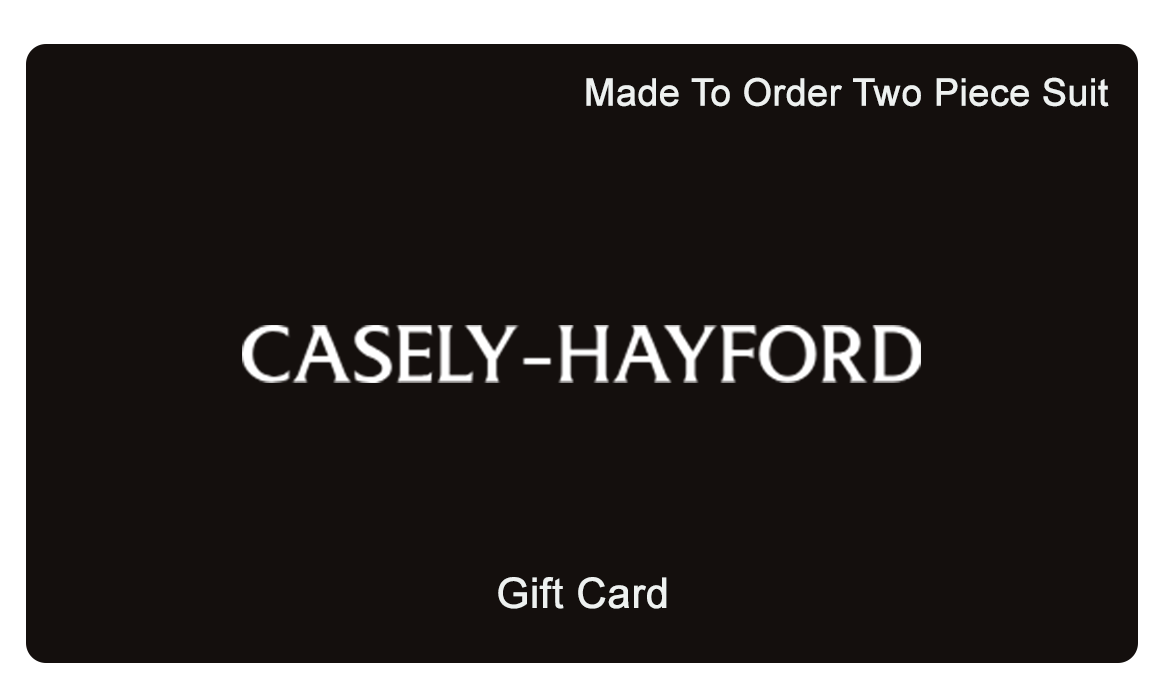 Gift Card - Made To Order Two Piece Suit