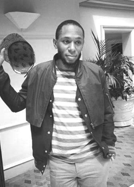 Mos Def wears a Casely-Hayford bomber jacket.