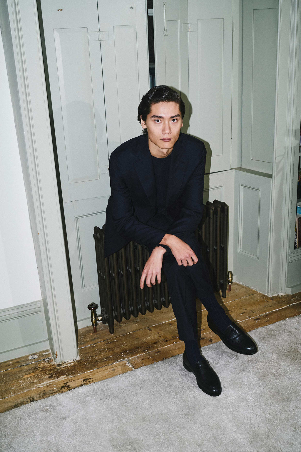 Blake Navy Two Piece Wool Suit