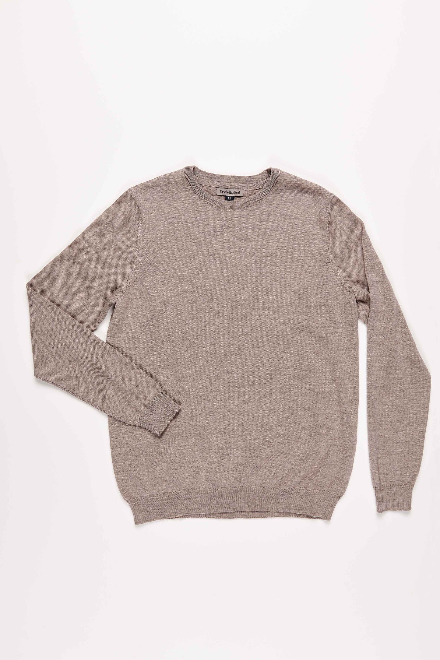 Augustin Barley Crew Neck Merino Wool Jumper